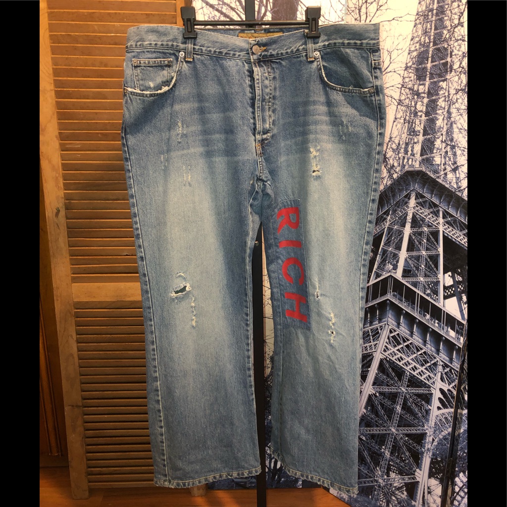 John Richmond ‘Rich Jeans Distressed Jeans